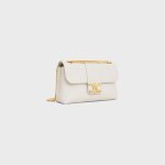 TEEN CELINE VICTOIRE BAG IN SUPPLE CALFSKIN WHITE - Image 2